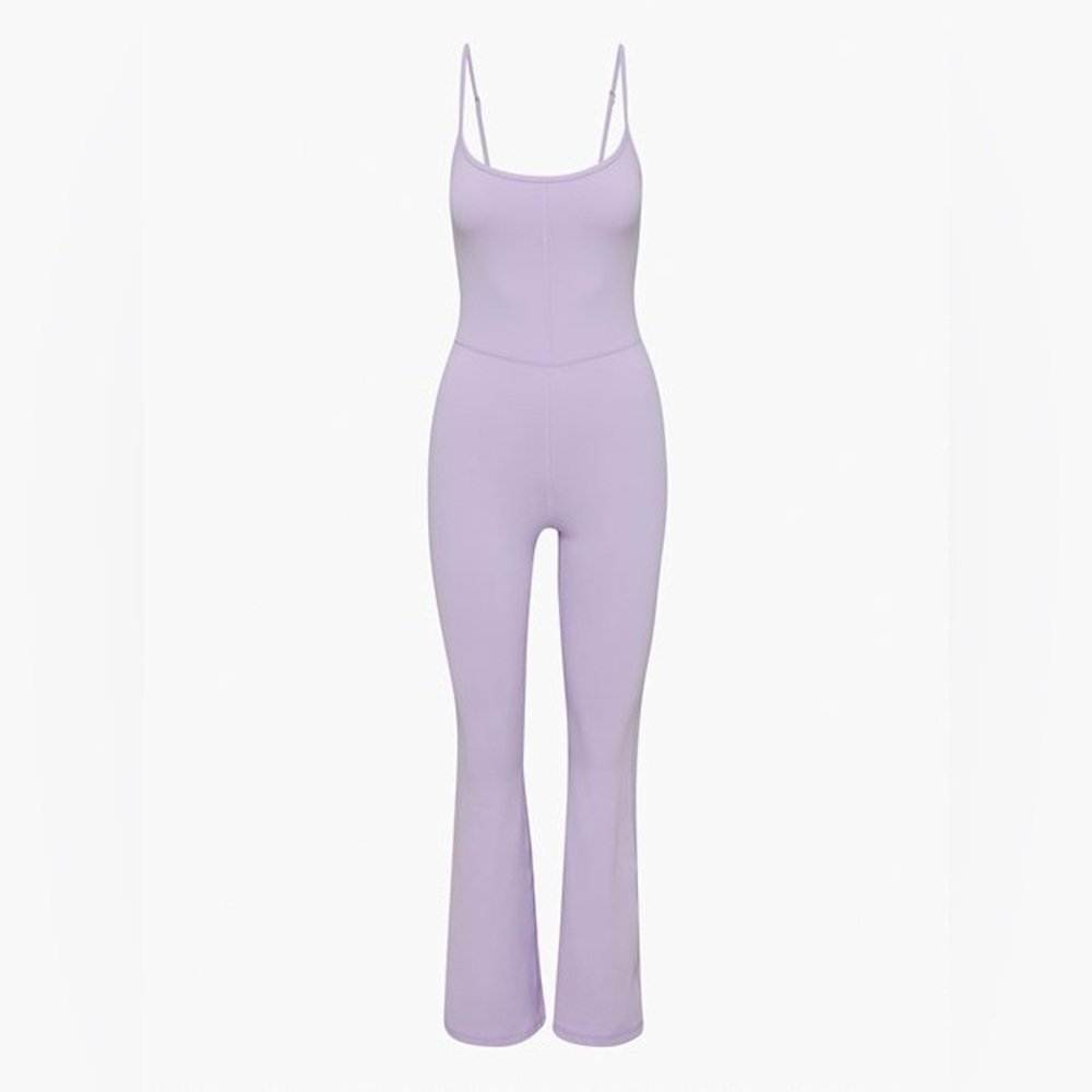 Aritzia Wilfred Free Divinity Kick Flare Jumpsuit in Lavandin